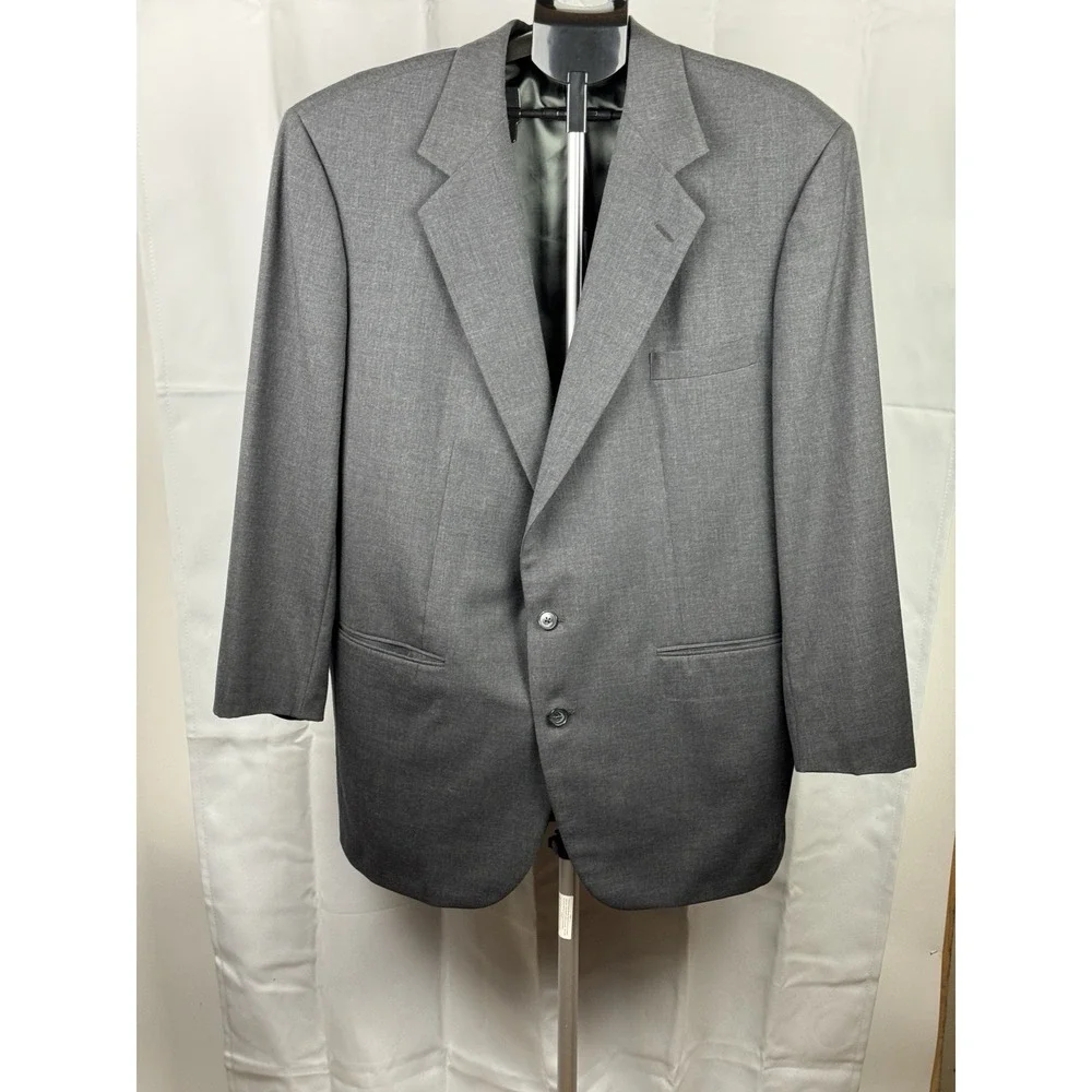 Corbin Ltd Gray‎ 2 Piece Suit Mens Blazer Pants USA Made Union Wool 42R